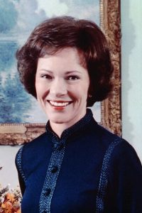 Official White House portrait Rosalynn Carter as First Lady of the United States in the late 1970s